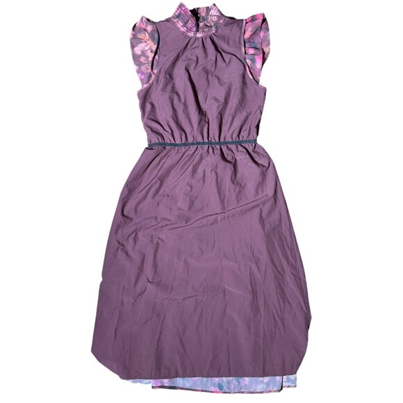 NEW Steve Madden Womens Floral Maxi Dress Ruffle Sleeveless Boho Chic Romantic - Picture 8 of 12